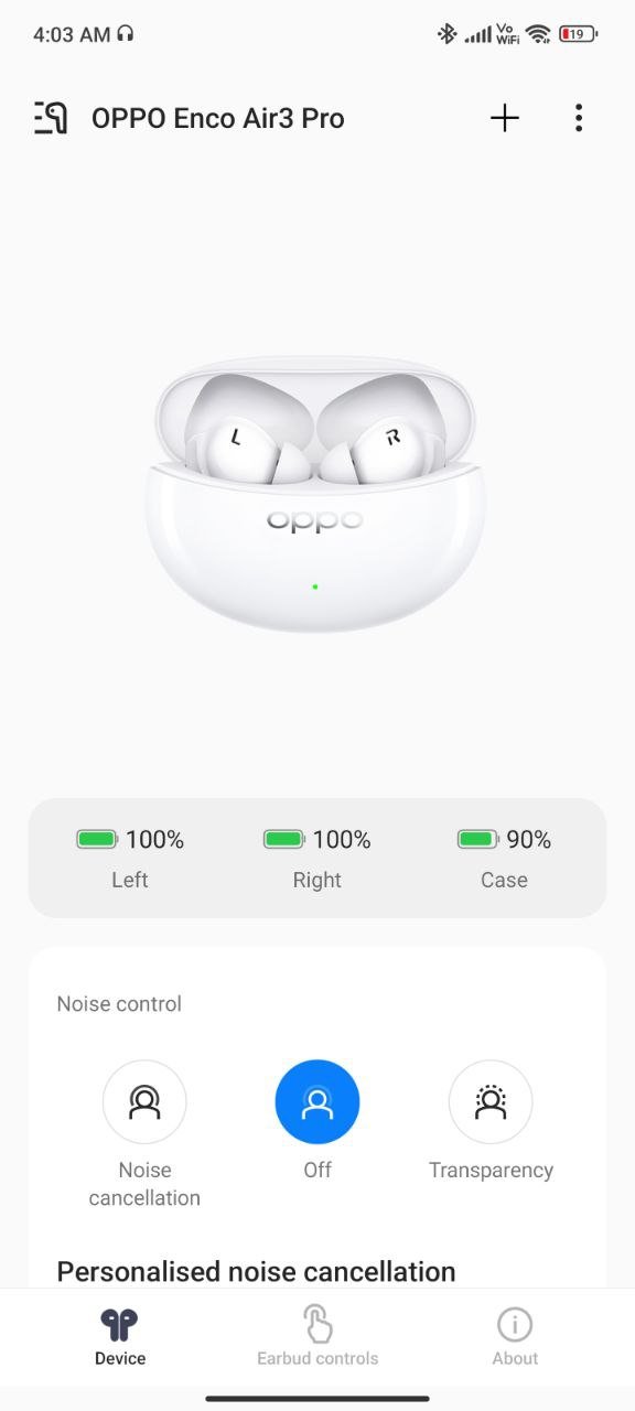 OPPO Enco Air 3 Pro app 1